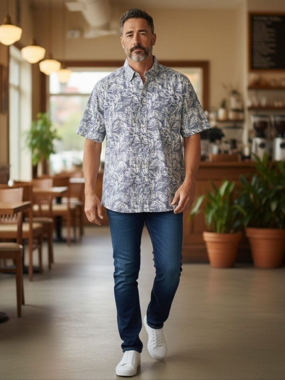 North River Outfitters Men's Short Sleeve Button Down Shirt